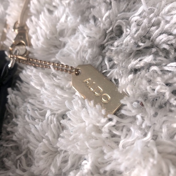 Aldo Black and Cream Crossbody Bag - Picture 4 of 6